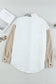 Color Block Corduroy Shacket LT