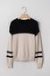 Colorblock knit Striped Sweater September.