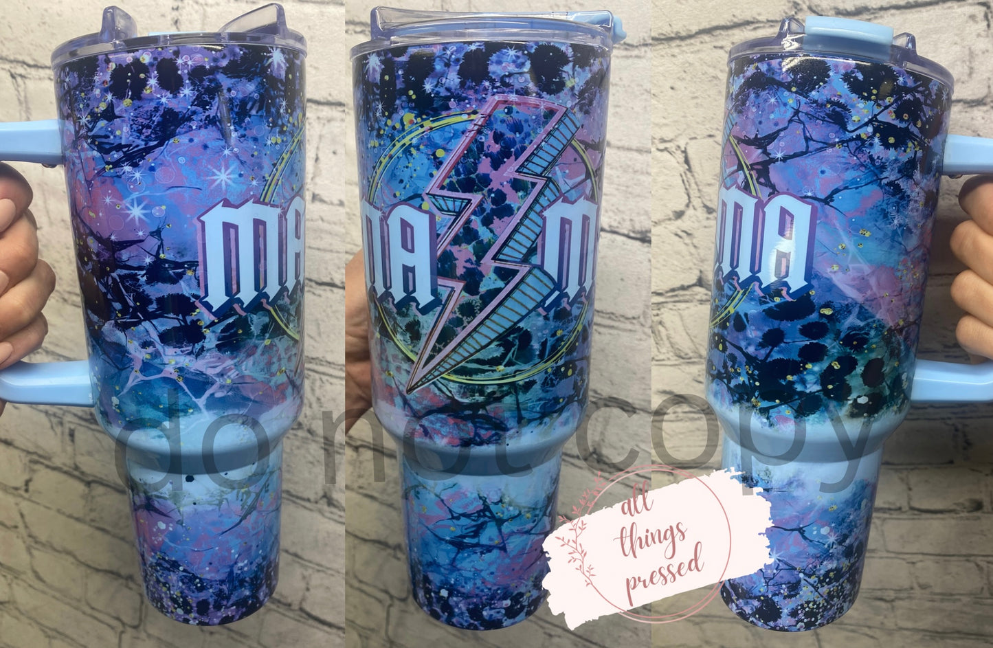 40 oz Mama Vibes Tumbler