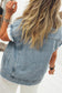 Denim Flap Pocket Vest LT