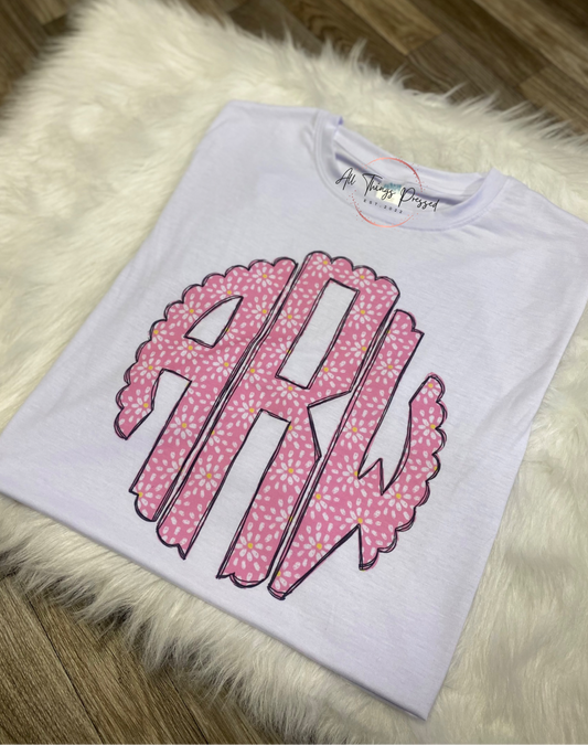 Daisy Monogram T-Shirt