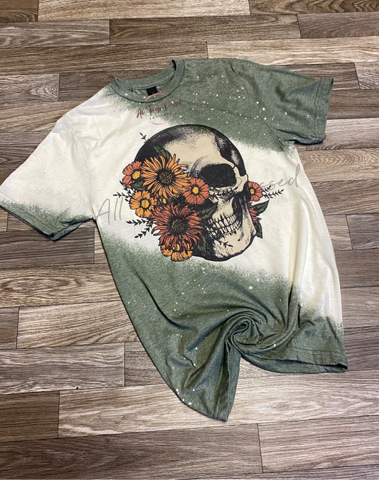 Floral skull T-Shirt