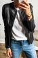 Faux Leather Fall Jacket *MULTIPLE COLORS* LT