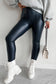 Faux Leather Seam Leggings RTS