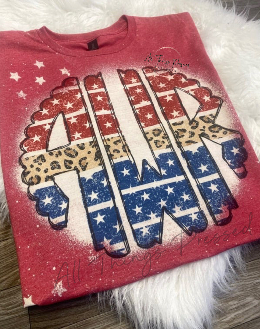 Stars & Stripes Monogram T-Shirt