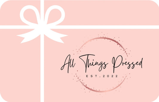 All things pressed gift card