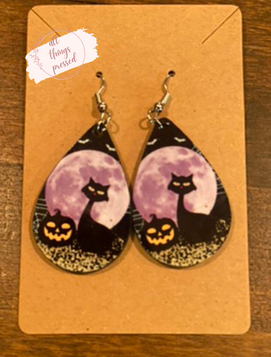 Spooky Cat Earrings