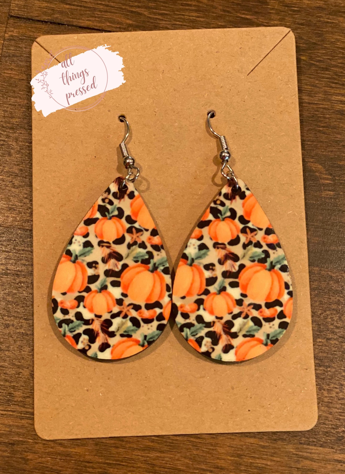 Pumpkin Farm Earrings