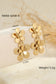 Gold Plated Flower Earrings LT