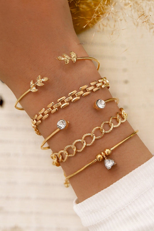 Gold Bracelet Set FB