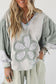 Floral Patched Hooded Top RTS