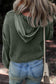 Green Mineral Wash Hooded Sweater LT