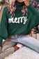 Green Merry Embroidered Sweater October.