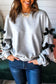 Grey Bow Sleeve Sweatshirt LT