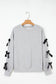 Grey Bow Sleeve Sweatshirt LT