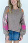 Embroidered Floral Sweater *two colors* LT