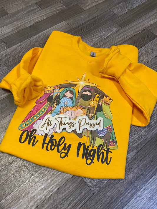 Oh Holy Night Crewneck Sweatshirt