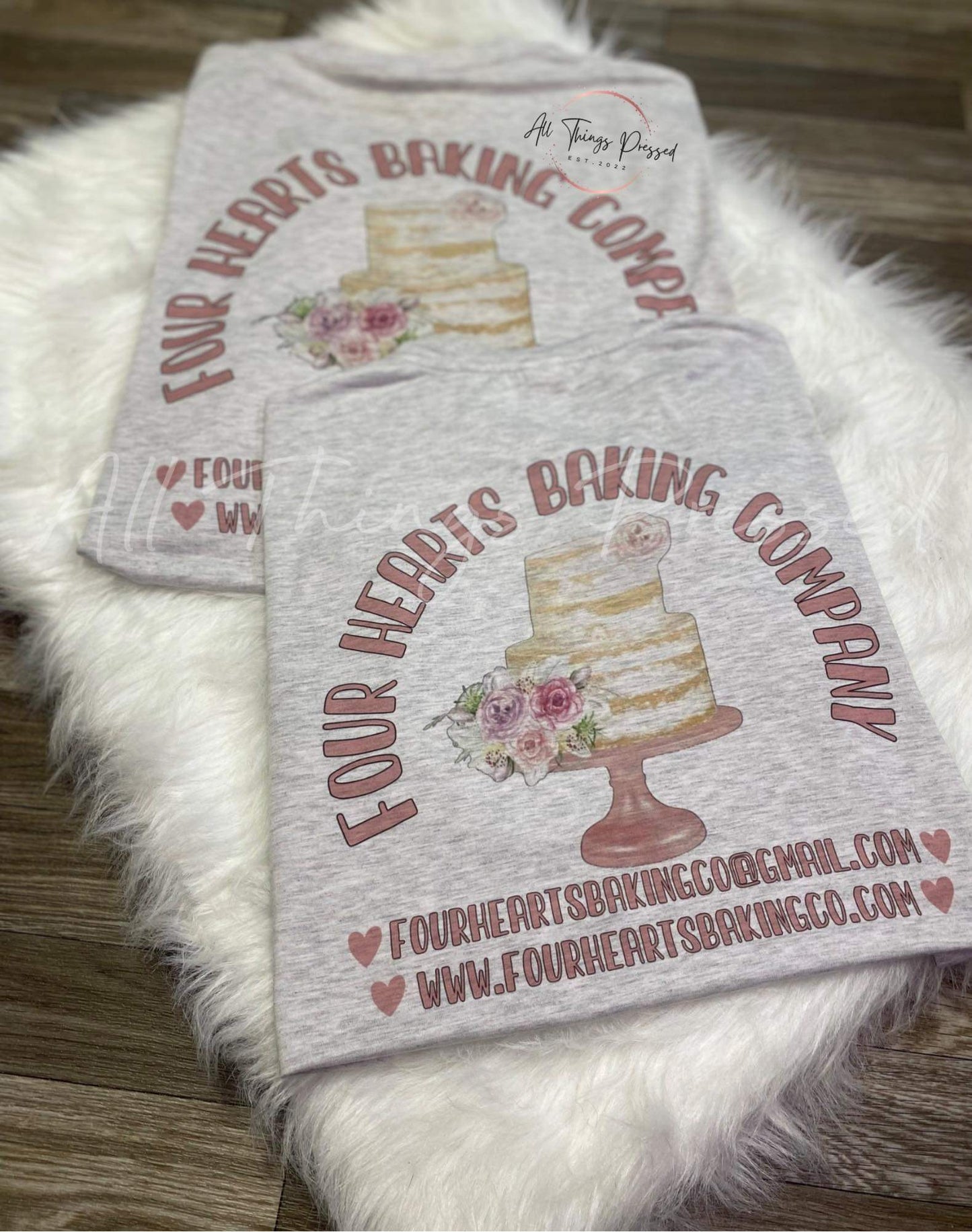 Four Hearts Bakery T-Shirt