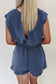 Blue Cap Sleeve Romper *FS*  RTS