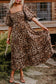 Brown Leopard Maxi Dress FB