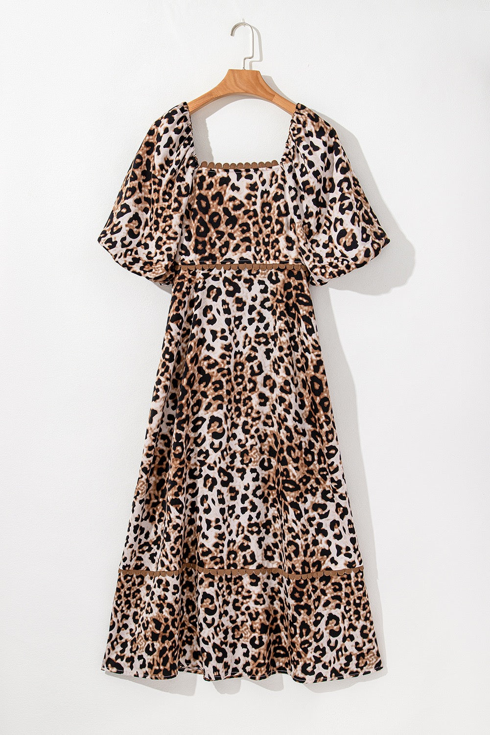 Brown Leopard Maxi Dress FB