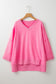 Pink Exposed Seam Top FB