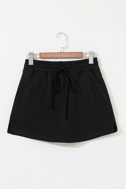 Black Casual Skort FB