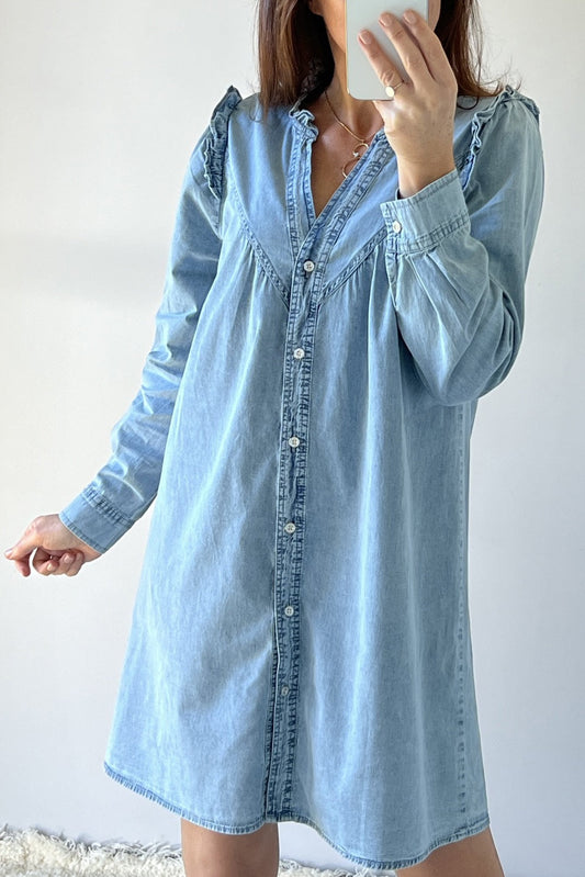 Fall Denim Dress FB