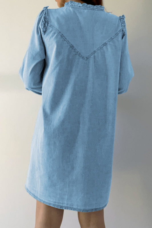 Fall Denim Dress FB