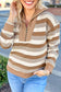 Khaki Stripe Vintage Pullover LT