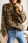 Leopard Drop Shoulder Sweater LT