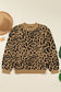 Leopard Drop Shoulder Sweater LT