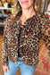 Leopard Tie Front Jacket LT