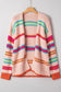 Multicolor Knit Oversize Cardigan LT