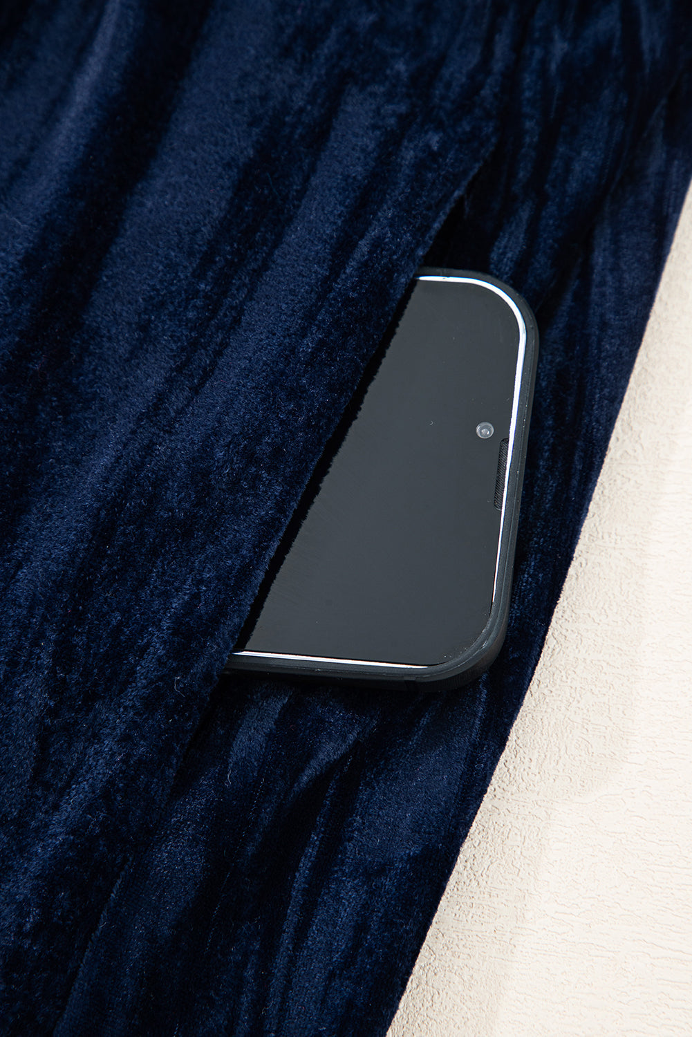 Navy Velvet Plus Size Dress RTS