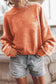 Orange Drop Shoulder Sweatshirt LT