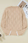 Pearl Beaded Peep Lace Sweater LT