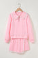Pink Lace Sweatshirt Set LT