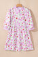 Pink Floral Mini Dress LT