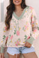 Pink Floral Sweater LT