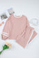 Pink Varsity Stripe Pants Set LT