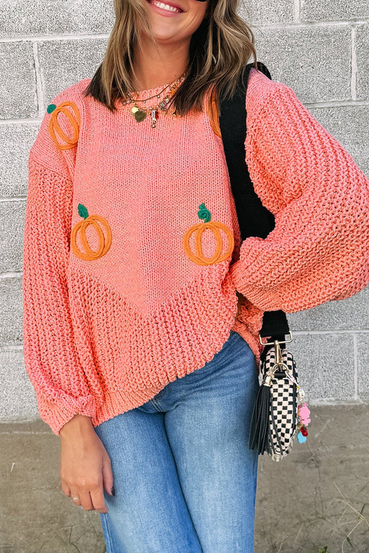 Pumpkin Holiday Sweater RTS