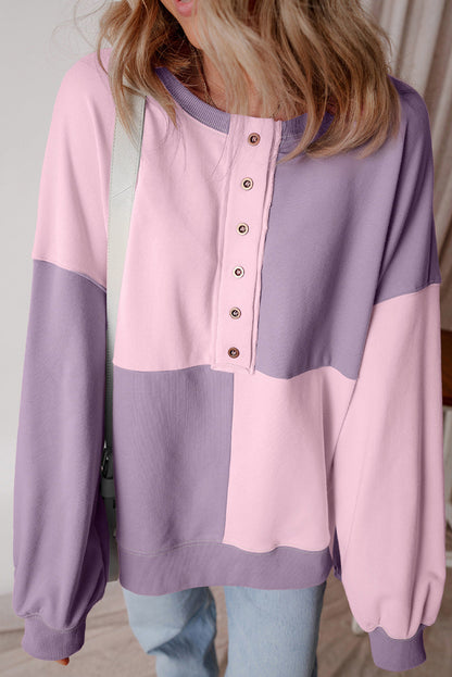 Checkered Oversize Henley FB