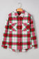 Red Plaid Flannel Jacket LT