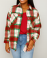 Red Plaid Flannel Jacket LT
