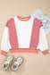 Stripe Oversized Sweatshirt LT