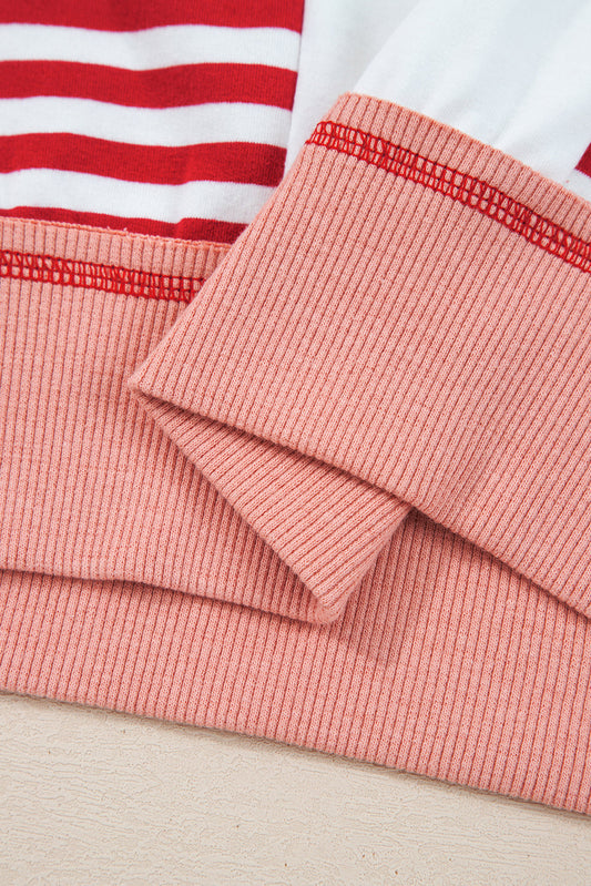 Stripe Oversized Sweatshirt LT