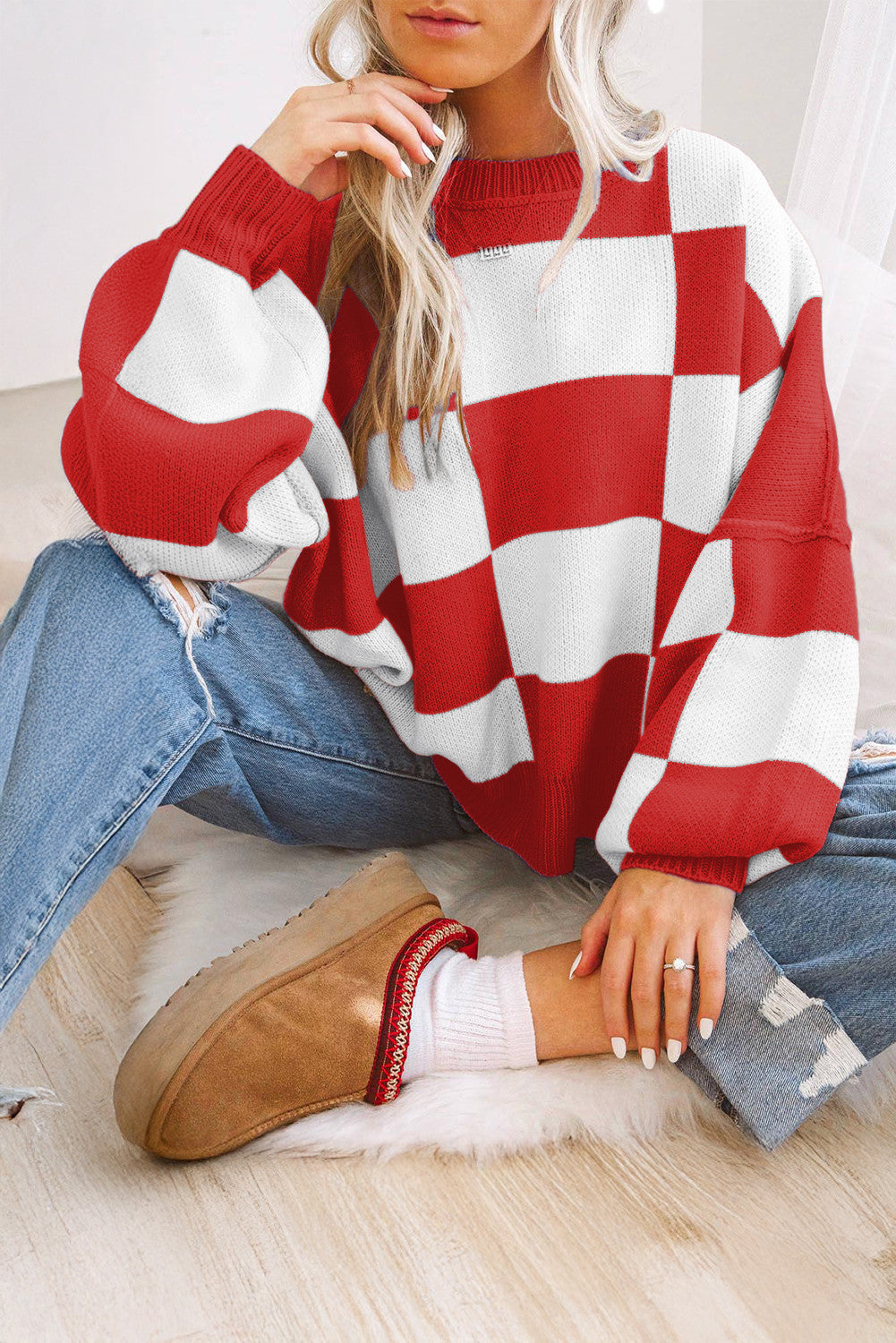 Checkered Sweater RTS