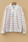Striped Zip Up Top *TWO COLORS* LT