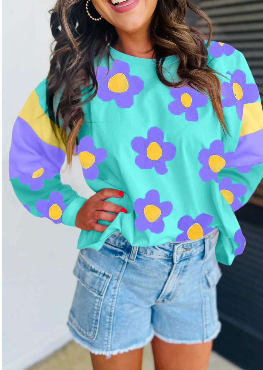 SKY BLUE FLORAL OOTD